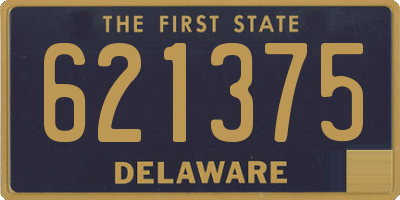 DE license plate 621375