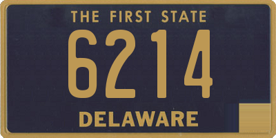 DE license plate 6214