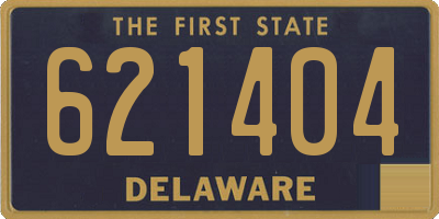 DE license plate 621404