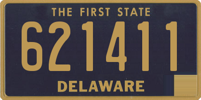 DE license plate 621411