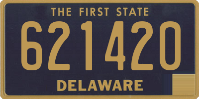 DE license plate 621420