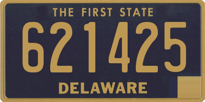 DE license plate 621425