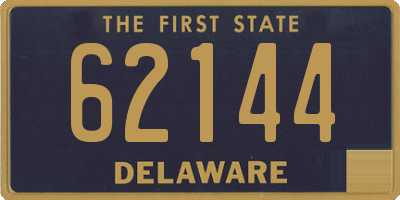 DE license plate 62144