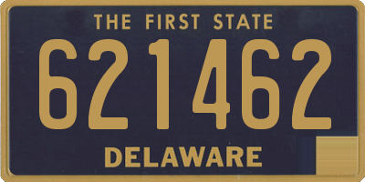 DE license plate 621462