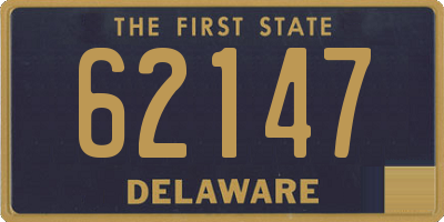 DE license plate 62147