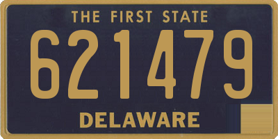 DE license plate 621479