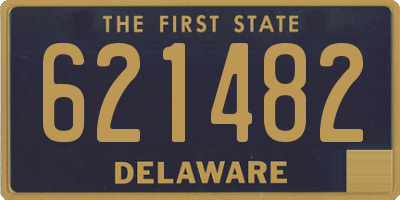 DE license plate 621482
