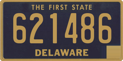 DE license plate 621486