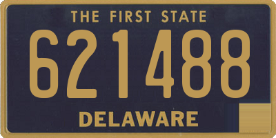 DE license plate 621488