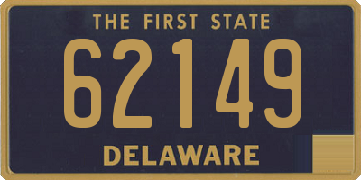 DE license plate 62149