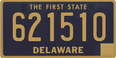 DE license plate 621510