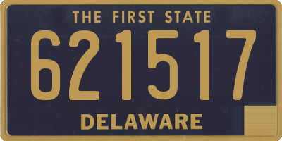 DE license plate 621517