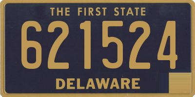 DE license plate 621524