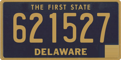 DE license plate 621527