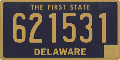 DE license plate 621531
