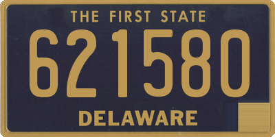 DE license plate 621580