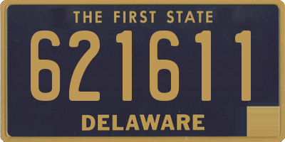 DE license plate 621611