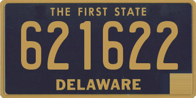 DE license plate 621622