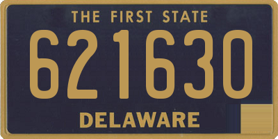 DE license plate 621630