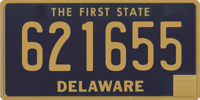DE license plate 621655