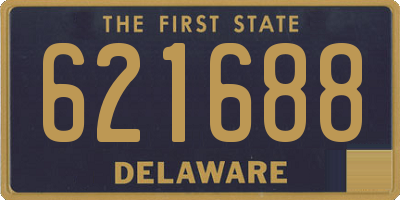 DE license plate 621688