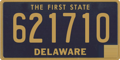 DE license plate 621710