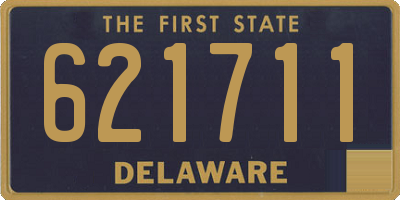 DE license plate 621711