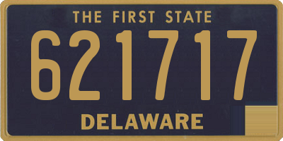 DE license plate 621717