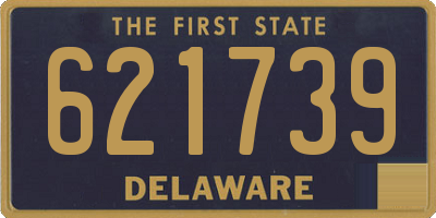 DE license plate 621739