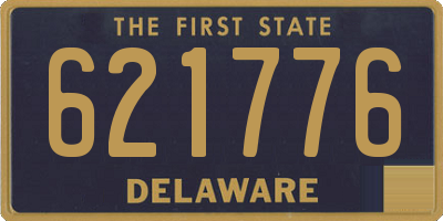DE license plate 621776