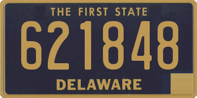 DE license plate 621848