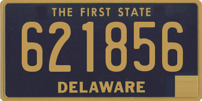 DE license plate 621856