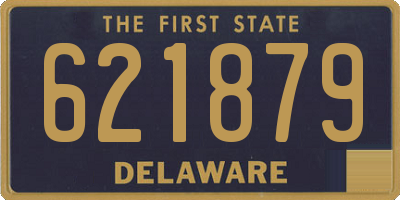 DE license plate 621879