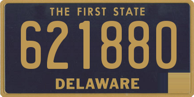 DE license plate 621880