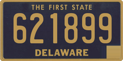 DE license plate 621899