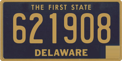 DE license plate 621908