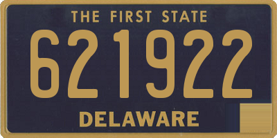 DE license plate 621922