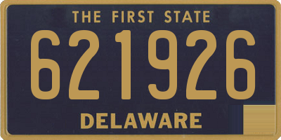 DE license plate 621926