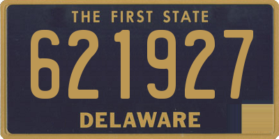 DE license plate 621927