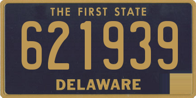 DE license plate 621939