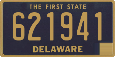 DE license plate 621941