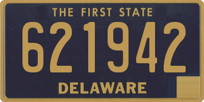 DE license plate 621942