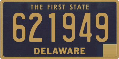 DE license plate 621949