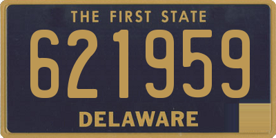 DE license plate 621959