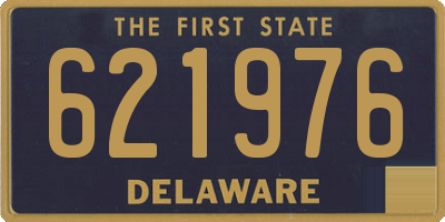 DE license plate 621976