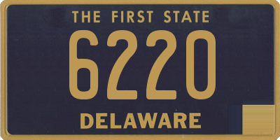 DE license plate 6220