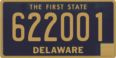 DE license plate 622001