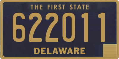 DE license plate 622011