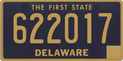 DE license plate 622017