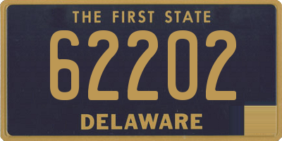 DE license plate 62202